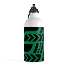 Load image into Gallery viewer, Stainless Steel Water Bottle (Black &amp; Green)