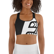 Load image into Gallery viewer, Sports Bra (Black/White)