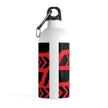 Load image into Gallery viewer, Stainless Steel Water Bottle (Black &amp; Red)