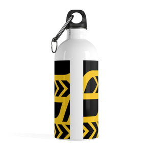 Stainless Steel Water Bottle (Black & Yellow)