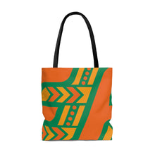 Load image into Gallery viewer, Tote Bag (Orange &amp; Green)