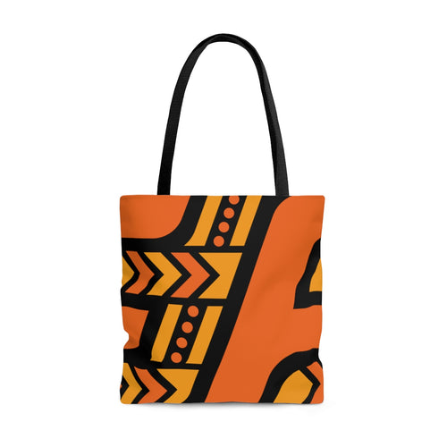 Tote Bag (Orange & Black)