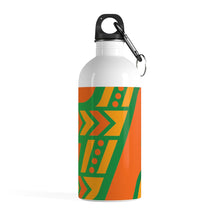 Load image into Gallery viewer, Stainless Steel Water Bottle (Green &amp; Orange) twst
