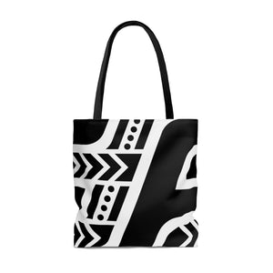 Fit Tribe Tote Bag (Black/White)