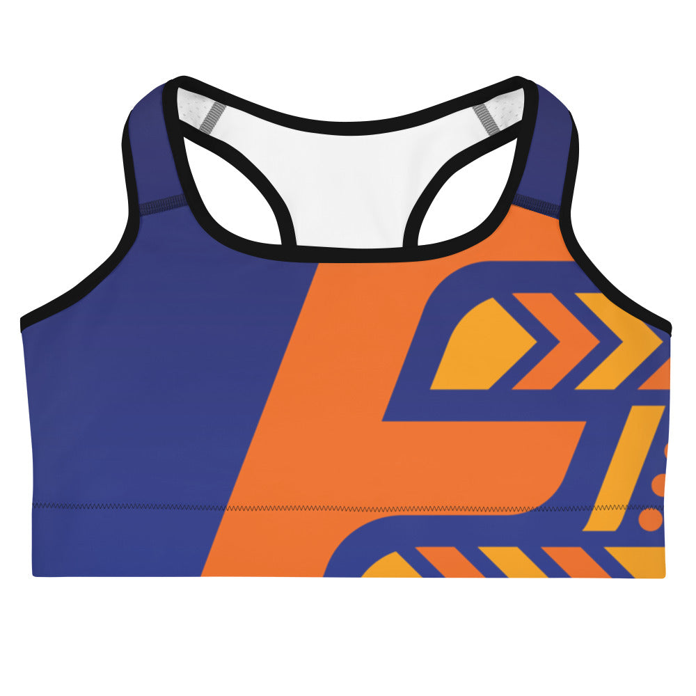 Sports bra (Blue/Orange)