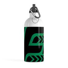 Load image into Gallery viewer, Stainless Steel Water Bottle (Black &amp; Green)