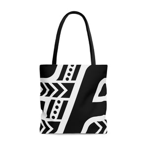 Fit Tribe Tote Bag (Black/White)