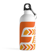 Load image into Gallery viewer, Fit Tribe Water Bottle (White/Orange)