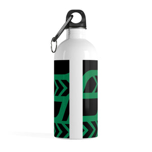 Stainless Steel Water Bottle (Black & Green)